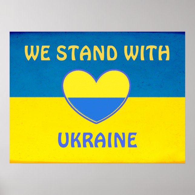 Póster Show your Support for Ukraine with this (Frente)