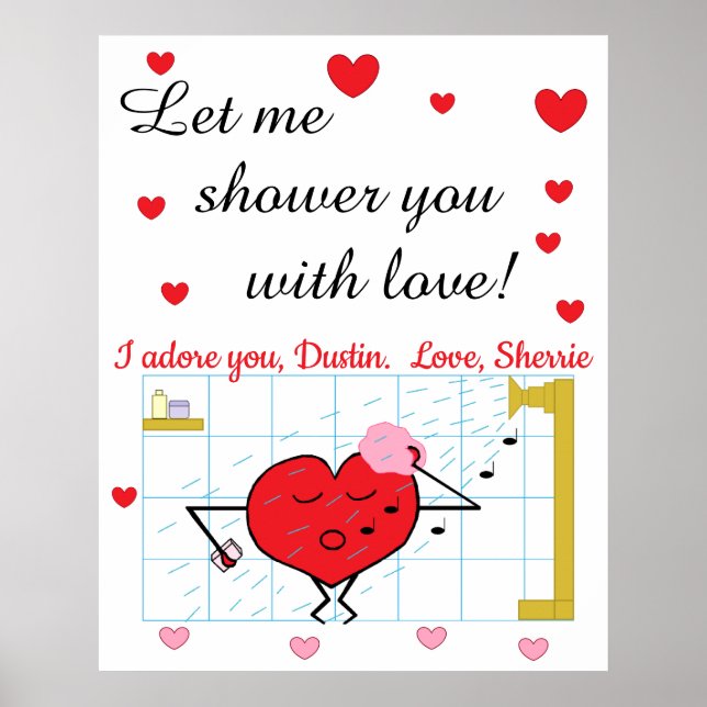 Póster Shower Love (Frente)