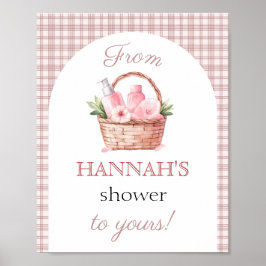 Póster Shower Pink Fresh off the market Bridal Shower