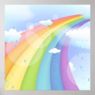 Póster Shower Rainbow