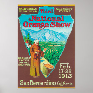 Póster ShowPoster anaranjado nacional #1