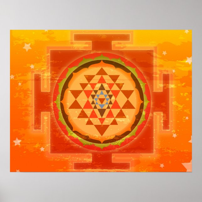 Póster Shree Yantra (Frente)