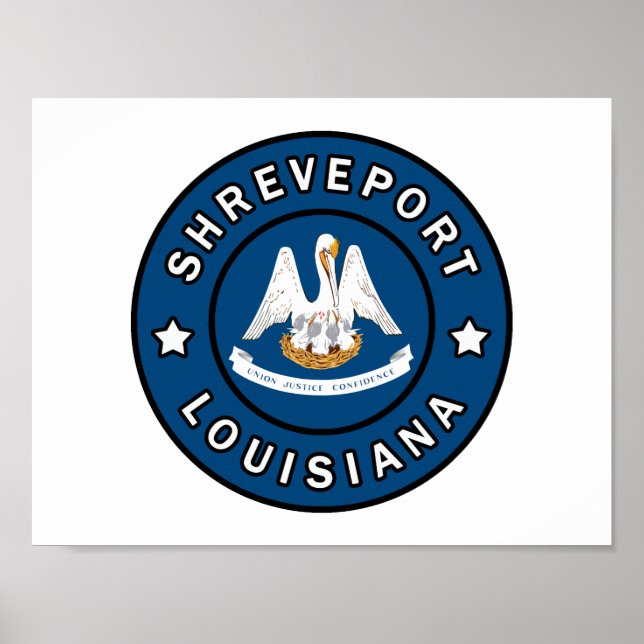 Póster Shreveport Louisiana (Frente)