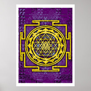 Póster Shri Yantra