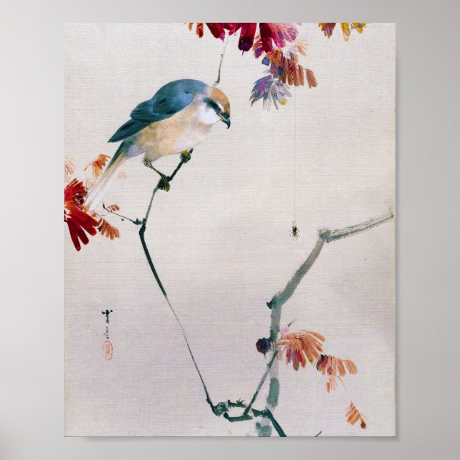 Póster Shrike y Spider con cabeza de toro, Watanabe Seite (Frente)