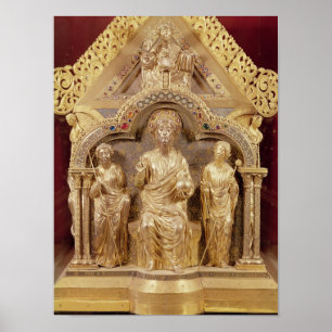 Póster Shrine de nuestra señora de Notre-Dame de Tournai