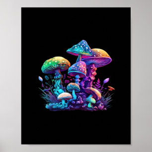 Póster Shroom místico - Wimsigoth Y Witchcore Wonderl