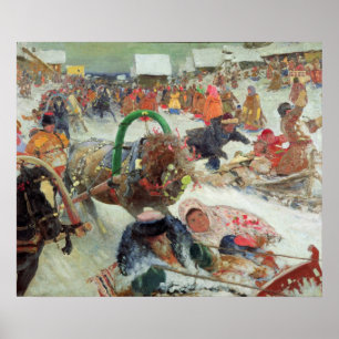 Póster Shrovetide, 1905