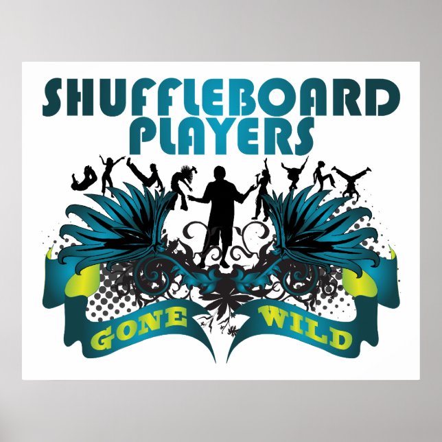 Póster Shuffleboard Players Gone Wild (Frente)