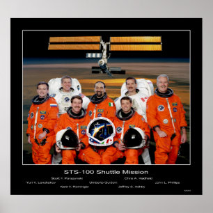 Póster Shuttle-sts100-s-002
