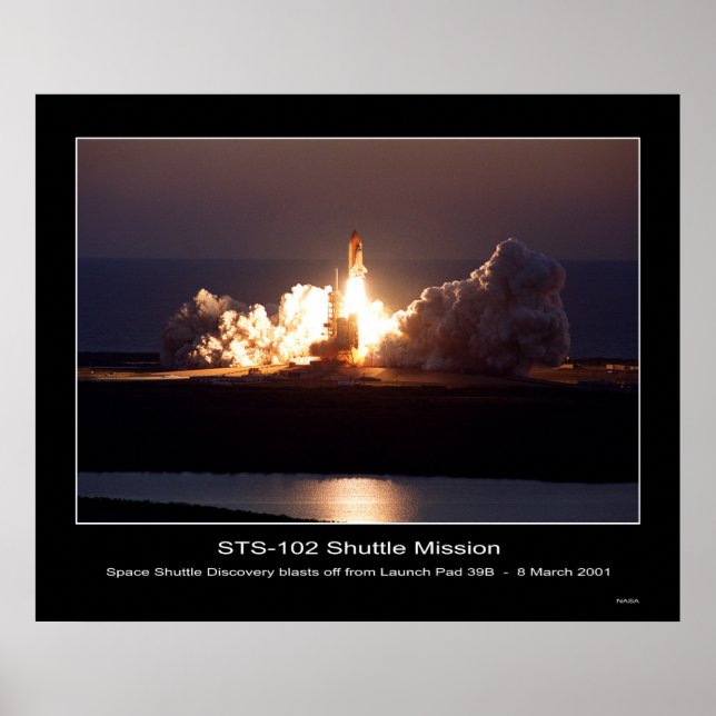 Póster Shuttle-sts102-s-008 (Frente)