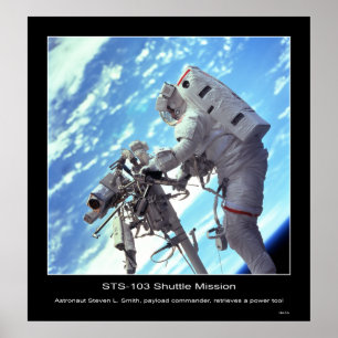 Póster Shuttle-sts103_701_047