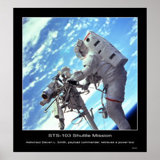 Póster Shuttle-sts103_701_047