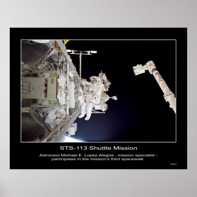 Póster Shuttle-sts113-307-009 (Frente)