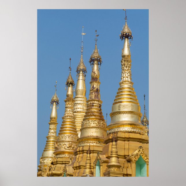 Póster Shwedagon Spires (Frente)