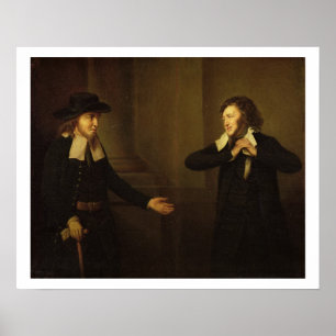 Póster Shylock y Tubal de la tercera escena de la "M