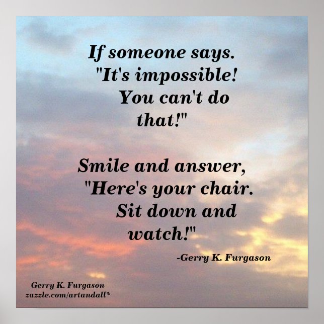 PÓSTER SI ALGUIEN DICE POSTER (Frente)