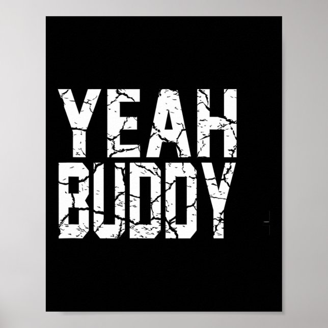 Póster Sí Buddy Light Weight Bodybuilder Bodybuilding W (Frente)