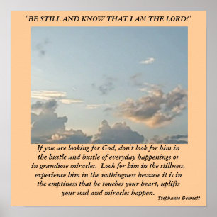 Póster Si buscas a Dios