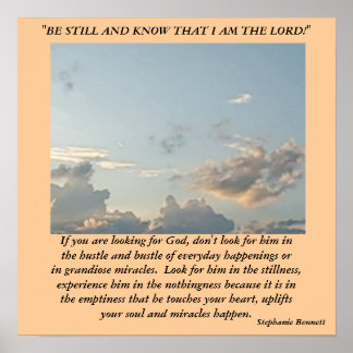 Póster Si buscas a Dios