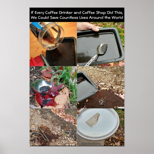 Póster Si cada bebedor de café de RoseWrites (Frente)
