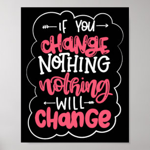 Póster Si cambia, nada cambiará