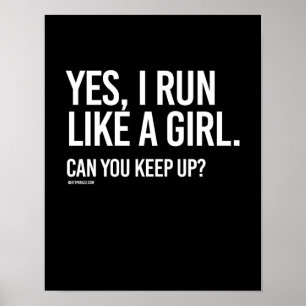 Póster Sí, corro como un chica — Chica Fitness -.png