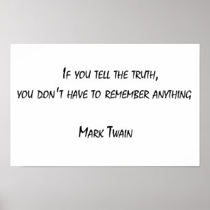 Póster Si dices la verdad