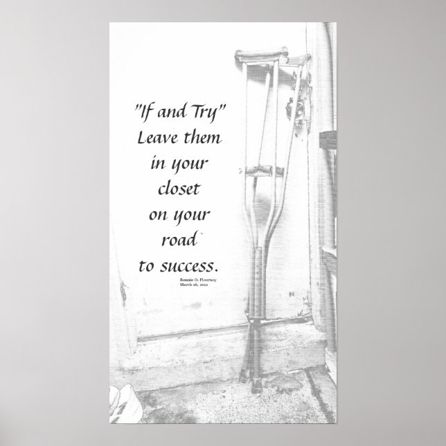 Póster Si e Intentar (Frente)