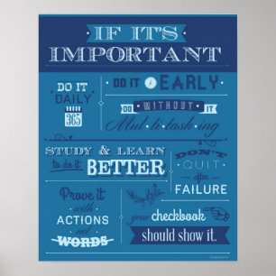 Póster Si es importante - POSTER