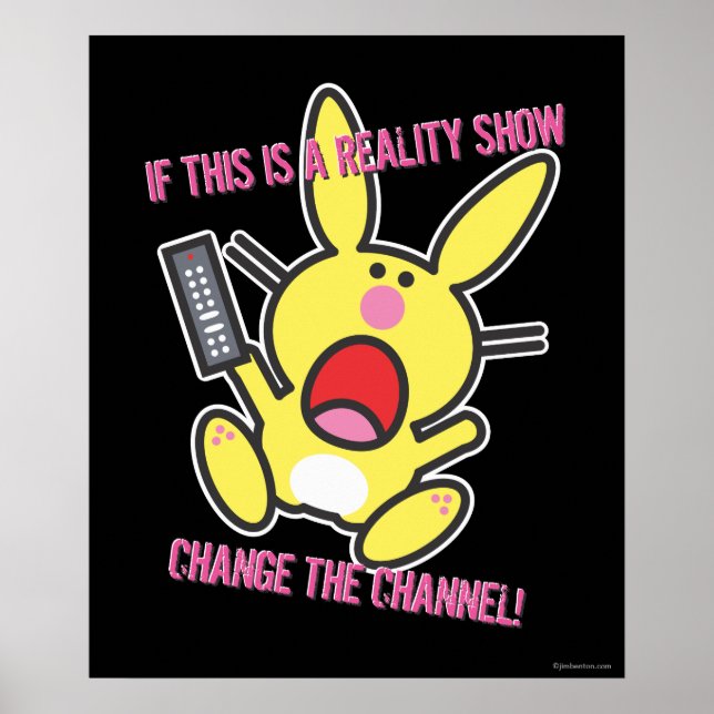 Póster Si este es un reality show (Frente)