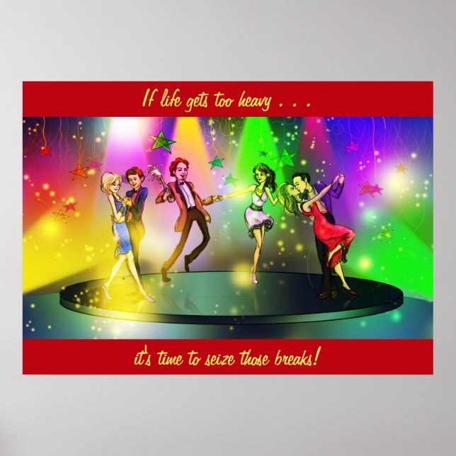 Póster Si la vida se pone demasiado pesada Poster de bail (Frente)