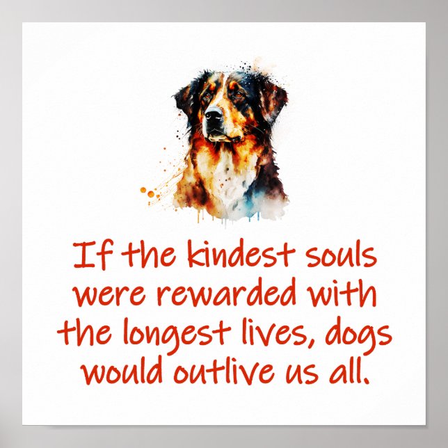 Póster Si Las Almas Más Amables Fueran Recompensadas (Frente)