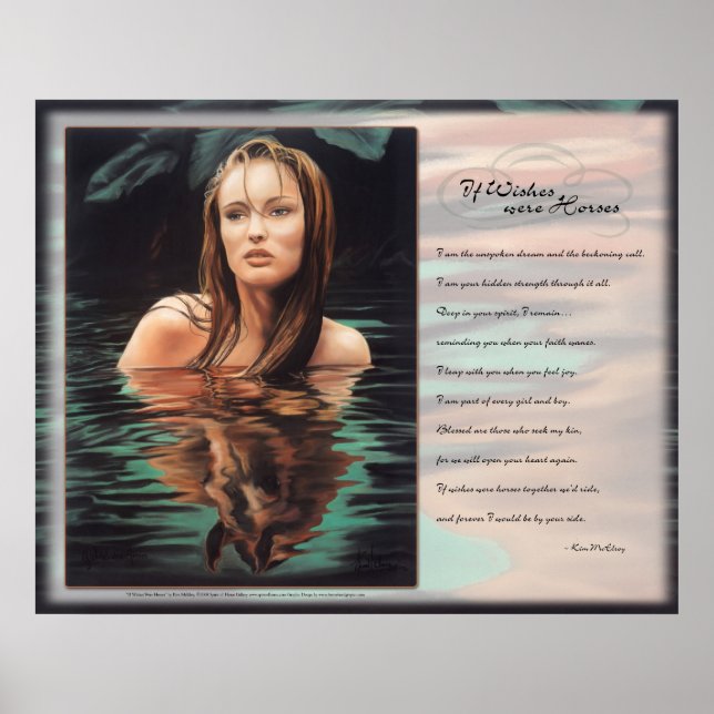 Póster Si los deseos fueran caballos (Frente)