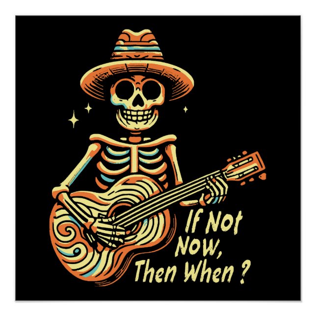 Póster Si No Ahora, Entonces Cuándo (Anverso)