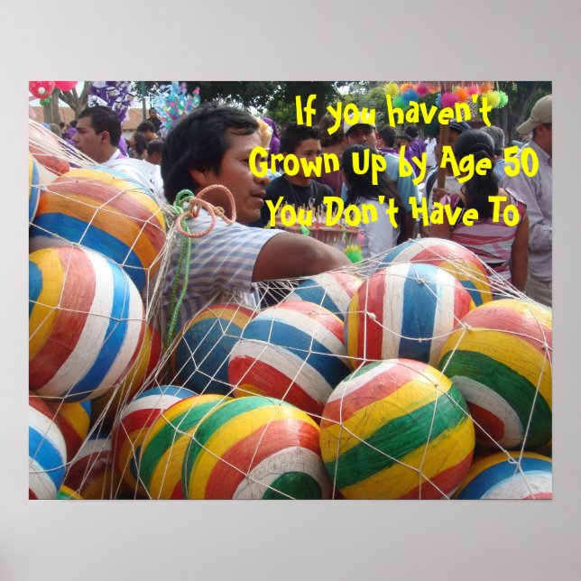 Póster Si no has crecido para los 50, no tienes que (Frente)