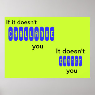 Póster Si no le desafía - poster