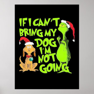 Póster Si no puedo traer a mi perro no voy