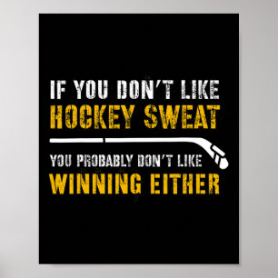 Póster Si no te gusta el hockey