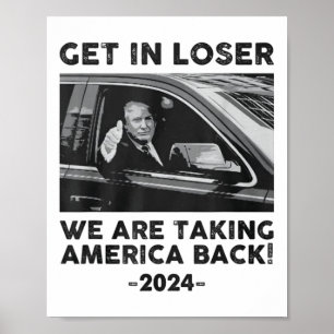 Póster Si pierdes, hablamos de Estados Unidos con Trump 2