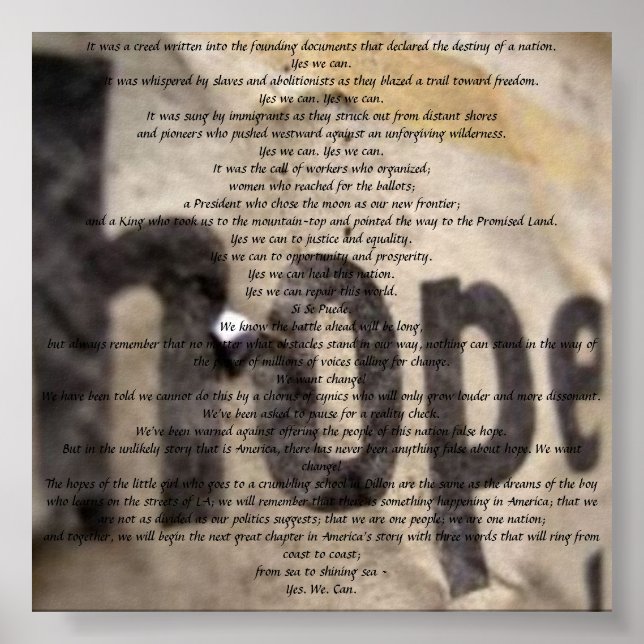 PÓSTER SÍ PODEMOS (Frente)