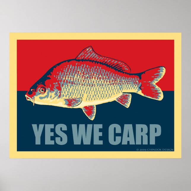 Póster Sí, poster de carpas (Frente)