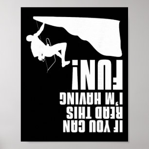 Póster Si Puedes Leer Esto Me Estoy Divirtiendo Montaña R