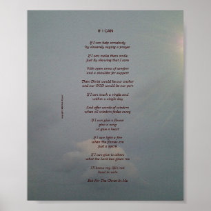 Póster Si Puedo - Un Poema Poster Zazzacizo