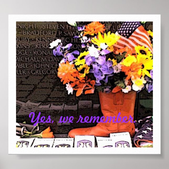 Póster Sí, recordamos (Frente)
