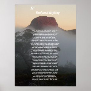 Póster Si - Rudyard Kipling