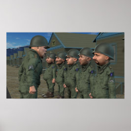 Póster ¡Sí, sargento! - Pequeño Poster