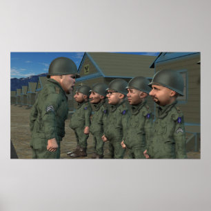 Póster ¡Sí, sargento! - Pequeño Poster
