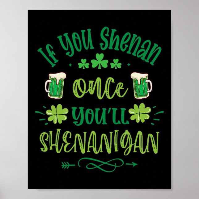 Póster Si Shenan Una Vez Se Esquivan 1 (Frente)