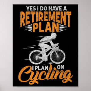 Póster Sí, tengo un plan de jubilación divertido Biki de